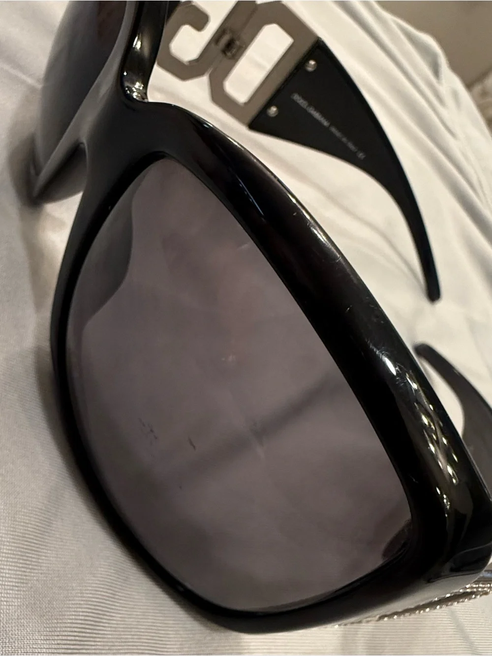 Dolce & Gabbana Crystal-Embellished Black Women's Sunglasses
